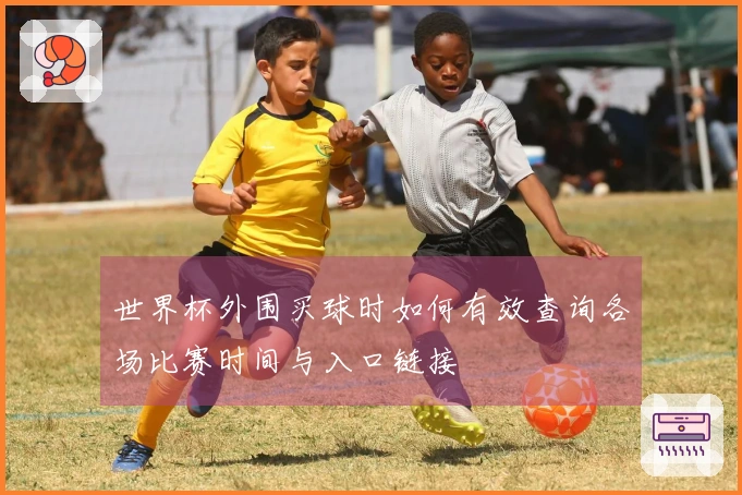 世界杯外围买球时如何有效查询各场比赛时间与入口链接